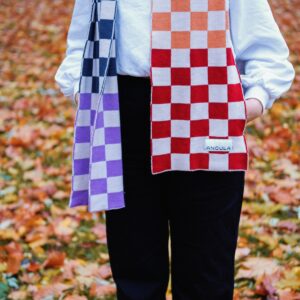 NOELLE – rainbow scarf made-to-order